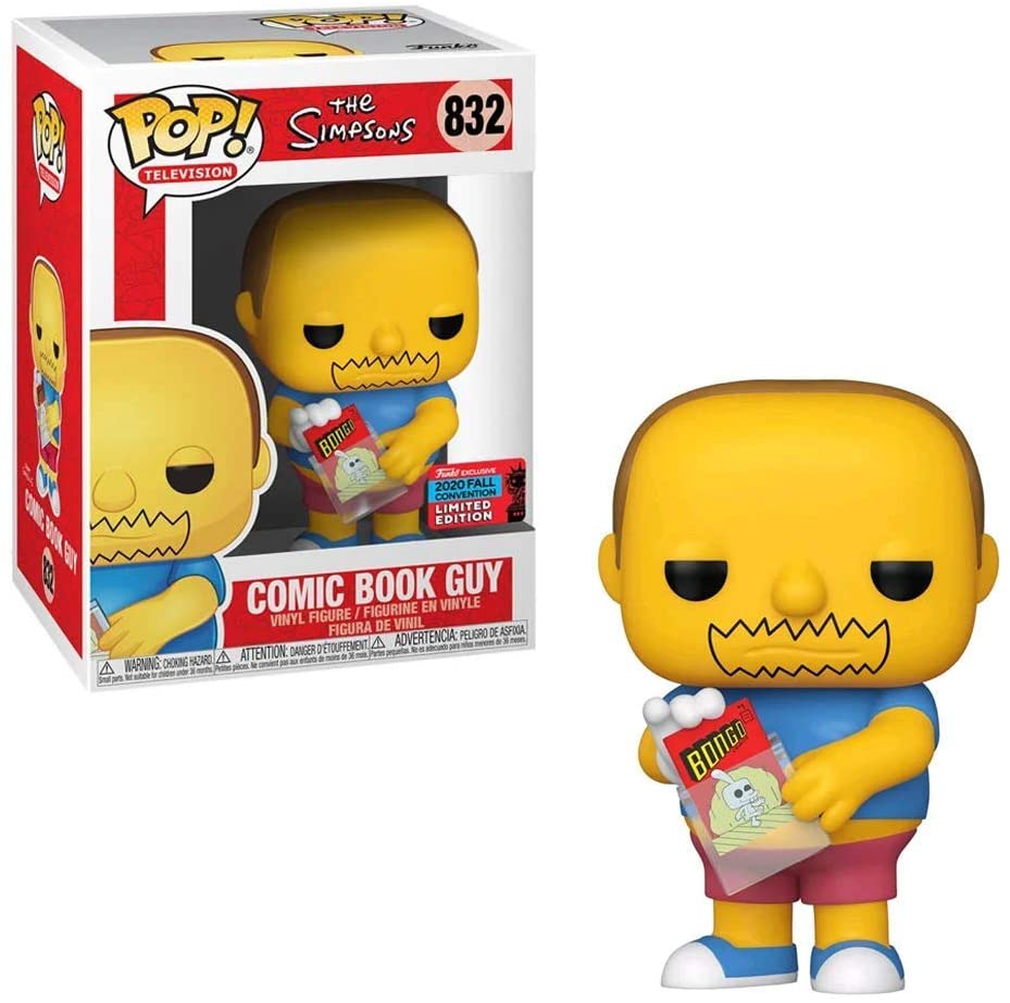 The Simpsons Comic Book Guy Exclusive Funko 48573 Pop! Vinyl #832