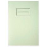 AbbeyShake A4 Composition Notebook - Green Edge | 40 Sheets | 8mm Ruled