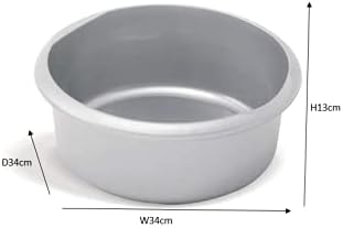 Addis - 7.7 Litre Round Bowl Metallic Silver