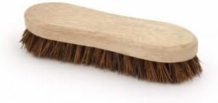 Charles Bentley - Stiff Bassine Wooden Hand Scrub Brush, 8"