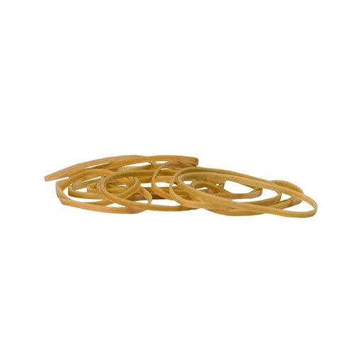 Q-Connect Rubber Bands No.36 - 127 x 3.2mm, 500g, Natural Colour, High Latex Content