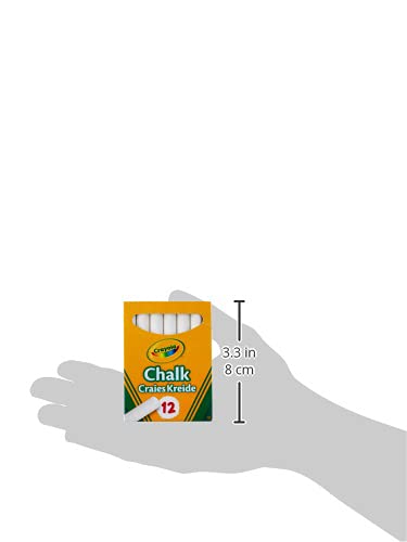 Crayola Anti-Dust Chalk 01.0280.10 - Weiße Kreide für Tafeln 5
