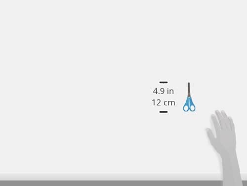 Westcott Kids Craft Scissors with Stainless Steel Blades, Blunt Tip, 5"/13 cm, Blue