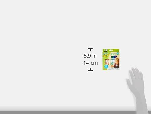 CRAYOLA My First Washable Markers - Easy-Grip for Toddlers 1+ 4