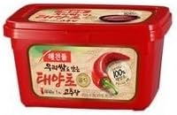CJ Haechandle Mittelscharfe Chili-Pfefferpaste (Quadratisch) Gochujang, 500g