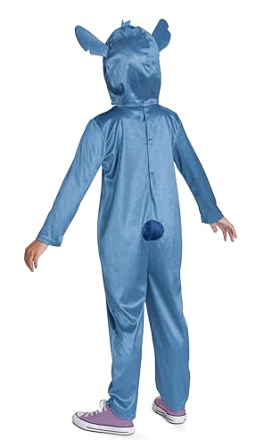 Disney Lilo & Stitch Stitch Jumpsuit Costume - Official Kids Fancy Dress with Hood 8
