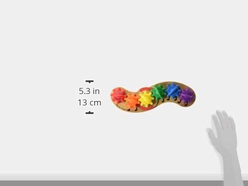 Melissa & Doug Caterpillar Gear Toy - Educational Wooden Puzzle for Toddlers 18M+