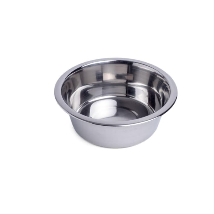 Petface Stainless Steel Non-Slip Dog Bowl - Small Size | 14 cm Diameter | Dishwasher Safe 3