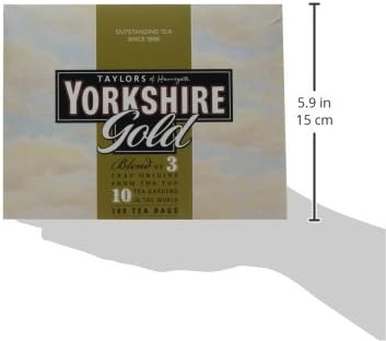 Yorkshire Gold 160 Tea Bags, 500 g (Pack of 6)