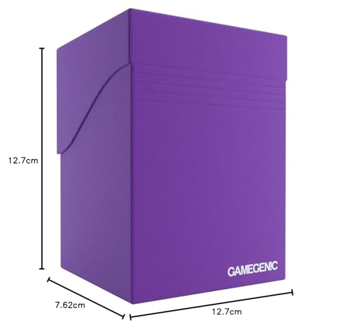 Gamegenic 100-Card Deck Holder - Purple TCG Box for Magic Pokémon Yu-Gi-Oh! 10