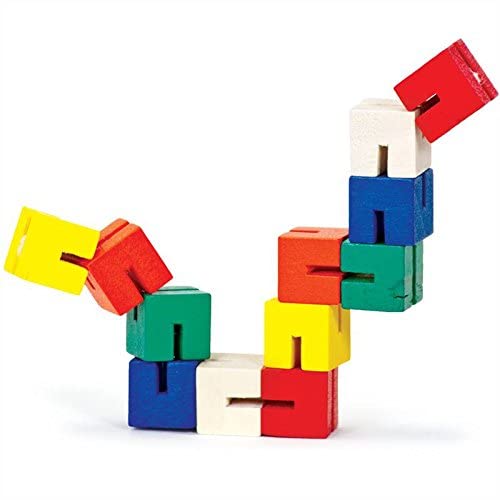Tobar Twist and Lock Blocks Fidget Toy | Sensory Toy for Ages 3+ 4