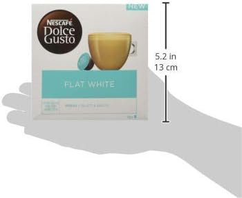 NESCAFÉ Dolce Gusto Flat White Coffee Pods - 48 Capsules (3 Boxes of 16) - Creamy Milk & Espresso Blend