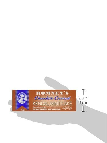 Romneys Chocolate Covered Kendal Mint Cake 113g - Peppermint Confection with Dark Chocolate Coating 6