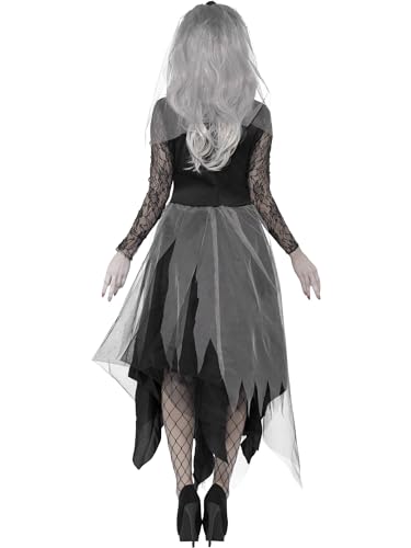 Smiffys Graveyard Bride Costume - Women's Size S (UK 8-10) 9