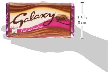 Galaxy Cookie Crumble Milchschokoladenriegel – Snack für den Filmabend, Schokoladengeschenk [Blu-ray]
