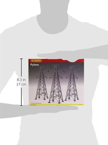 Hornby R530 00 Gauge Pylon Kit - Plastic Model Building Accessory