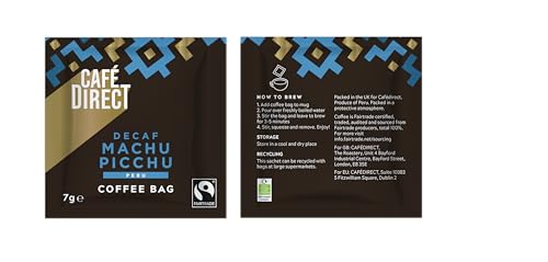 Cafédirect Machu Picchu Decaf Fairtrade Arabica Coffee Bags 10 x 7g 6