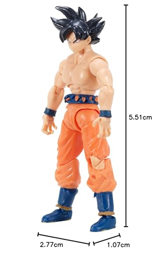 Bandai Dragon Ball Super Evolve Ultra Instinct Sign Goku Action Figure - 12.5cm Collectible Anime Toy