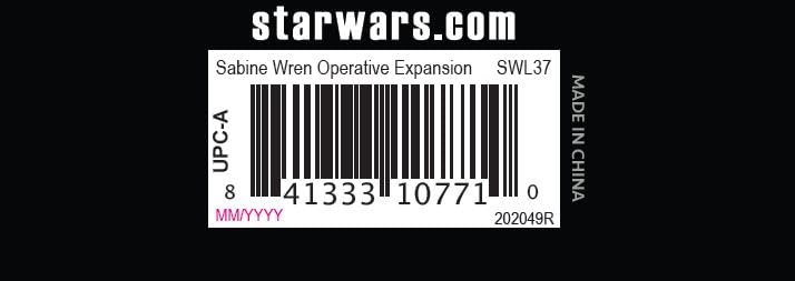 Atomic Mass Games Star Wars: Legion Sabine Wren Operative Expansion 5