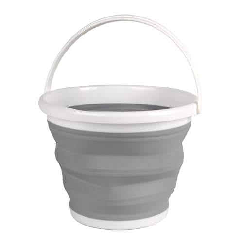 Beldray - Collapsible Bucket 10 Litre Foldable Storage Bucket Grey 15