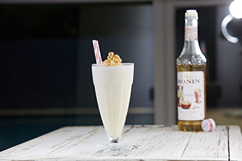 MONIN Premium Popcorn Syrup 700 ml - Beverage Syrup for Coffee, Cocktails & Frappes