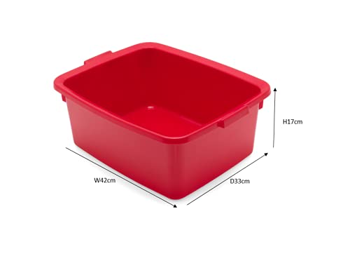 Addis Washing Up Bowl Utility Butler Sink Bowl | 12 Litre Capacity | Sage Green Plastic 5