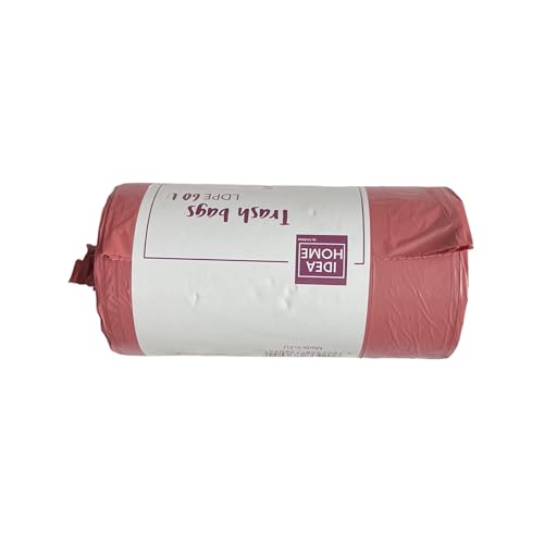 D.RECT 60L Heavy Duty Red Bin Liners - 50 Pack 6