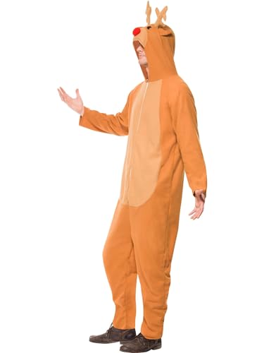 Smiffys Reindeer Costume - Festive Fancy Dress for Adults 9