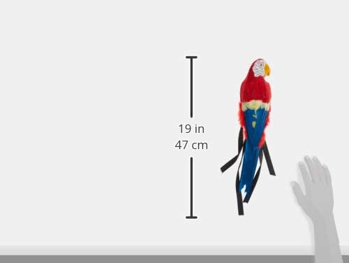 Parrot 50cm - Multi-Coloured Plush Toy with Elastic Holder