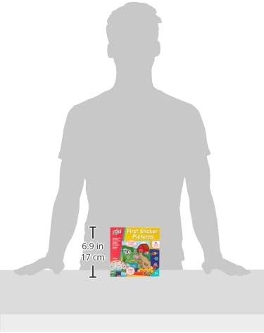 Galt First Sticker Pictures - Reusable Sticker Activity Kit with 6 Backgrounds & 100 Vinyl Stickers