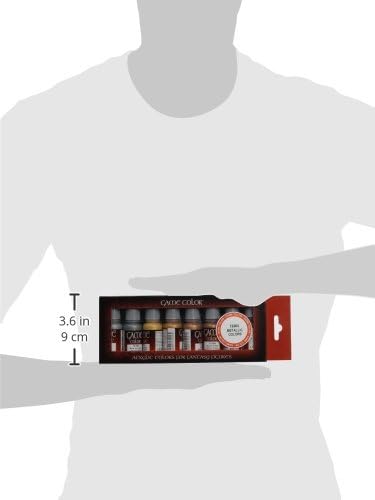 Vallejo Game Metallic Color Set - Waterbased Acrylic Paints for Models