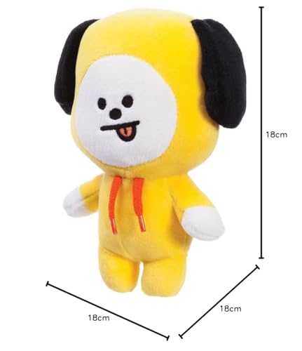AURORA BT21 CHIMMY Soft Toy - Small, Yellow | Official Merchandise | Recycled Filling 4