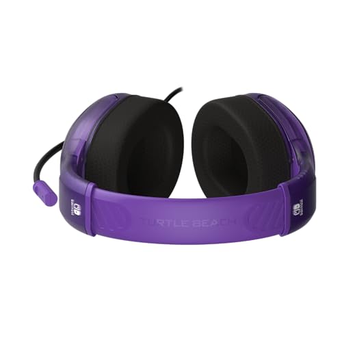 Turtle Beach Airlite Fit Ghost Purple Wired Gaming Headset for Nintendo Switch, 40mm Speakers, Flip-to-Mute Mic 8