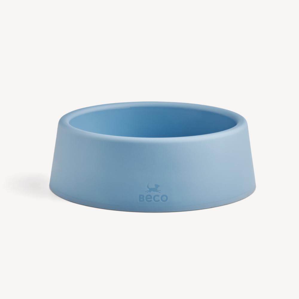 Beco Dog Bowl - Steady Non-Slip Food & Water Bowl | Large | Recycled Plastic