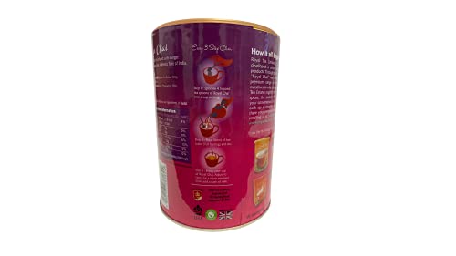 Royal Chai Ginger Unsweetened Chai Tea Mix - 400g Tub 4