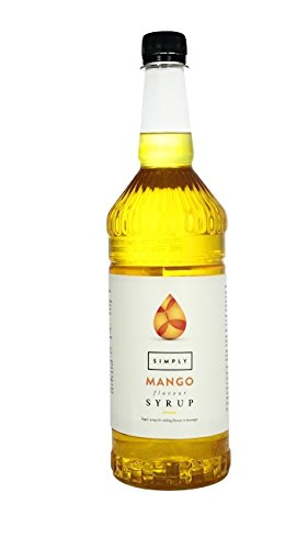 Simply Mango Syrup - Luxury Natural Flavour | 1 Litre | Vegetarian Approved