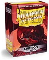 Dragon Shield Classic Standard Size Sleeves 100Pk - Crimson