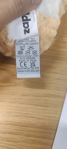 Zappi Co Recycled Plush Guinea Pig - Eco-Friendly Stuffed Animal for Kids 0-15 Years 10