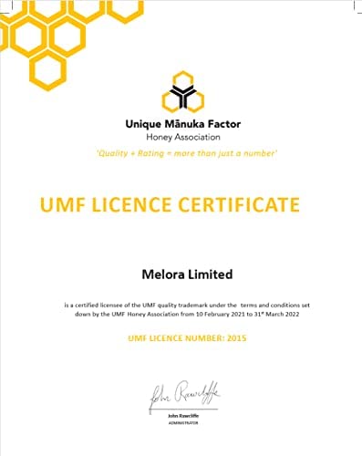 Melora Genuine Manuka Honey - 40 MGO, 500g - 100% Pure & Traceable