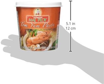 Mae Ploy Tom Yam Paste 1 kg - Authentic Thai Red Curry Paste for Spicy Soups and Stir-Fries
