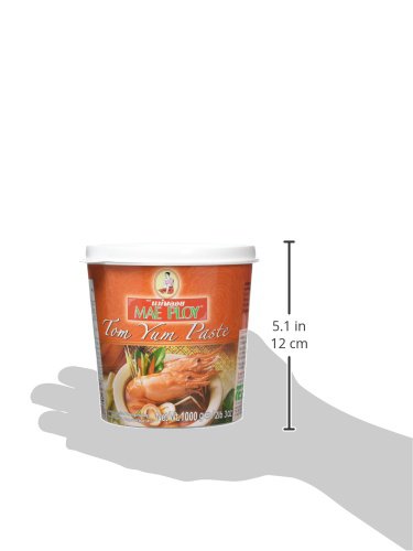Mae Ploy Tom Yam Paste 1 kg - Authentic Thai Red Curry Paste for Spicy Soups and Stir-Fries 8