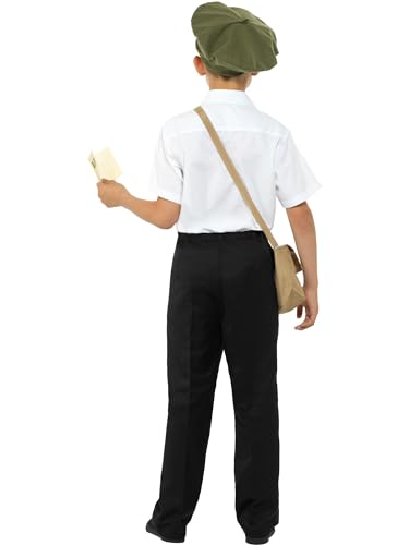 Smiffys Evacuee Instant Kit - Brown with Hat, Bag & Ration Book 8