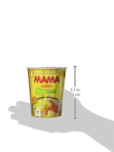Mama Instant Cup Noodle with Chicken Flavor 70 g - Pack of 12 3