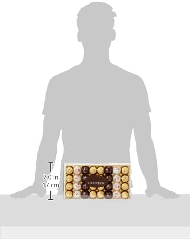 Ferrero Collection Assorted Chocolates - 32 Piece Gift Box with Rocher, Rondnoir & Raffaello