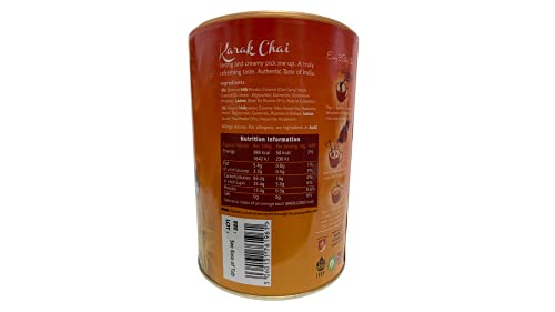 Royal Chai Karak Chai, ungesüßter Becher | 400 g | Instant-Tee | Ergibt 20 Tassen 6