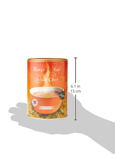 Royal Chai Karak Chai, ungesüßter Becher | 400 g | Instant-Tee | Ergibt 20 Tassen 5