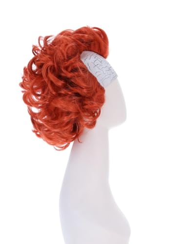 Smiffys IT Chapter Two Pennywise Orange Wig with Latex Bald Head for Adults 12