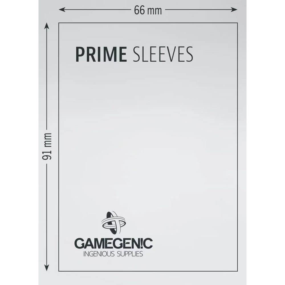 Gamegenic Prime Sleeves (100-Pack) - Pink Matte Finish for MTG, Pokémon, Yu-Gi-Oh!