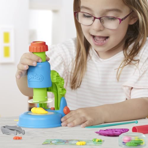 Play-Doh Light &amp; Look Mikroskop-Spielset – pädagogisch wertvolles Wissenschaftsspielzeug für Kinder ab 3 Jahren 12