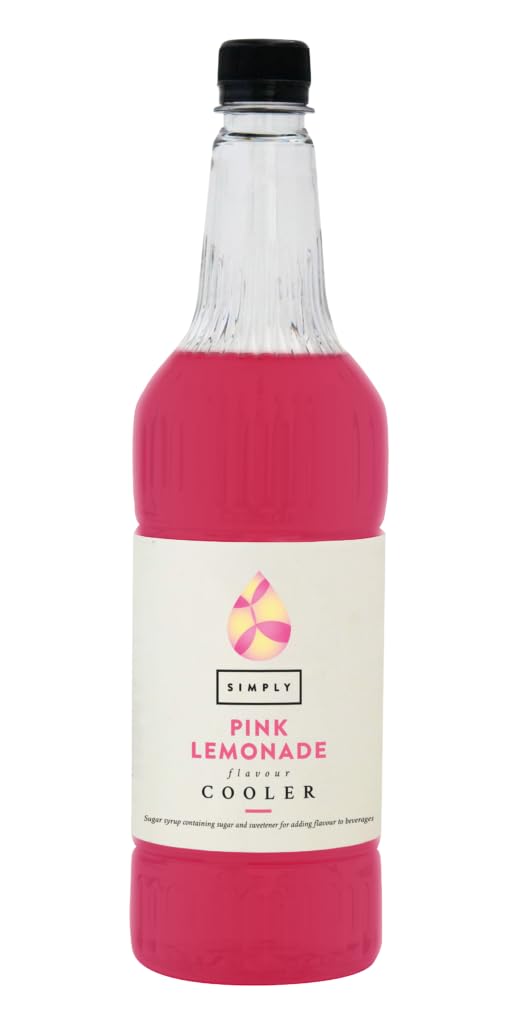 Simply - Pink Lemonade Cooler Beverage Syrup, Vegan-Friendly Drink Concentrate